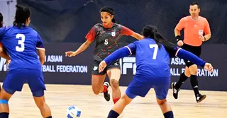 সাফ ফুটসাল চ্যাম্পিয়নশিপ: নেপালকে বিধ্বস্তের ম্যাচে স্বপ্নার ক্লিনশিট